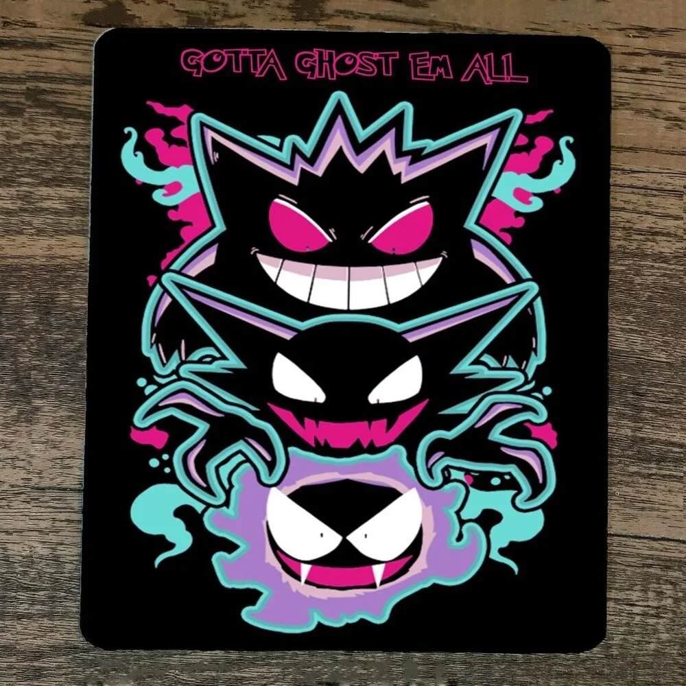 Mouse Pad‎ Gotta Ghost em All Pokemon Ghosts